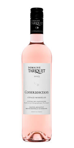 Contradiction Marselan rosé 2023/2024 Côtes de Gascognes IGP Domaine Tariquet