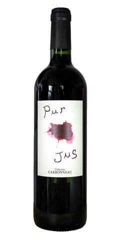 Pur Jus Rouge 2022 Château Carbonneau Sainte Foy Côtes de Bordeaux Bio