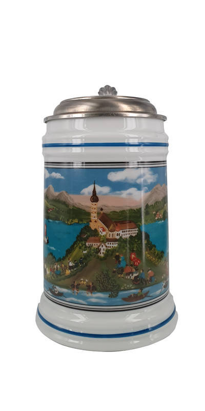 Chope avec couvercle Andechs