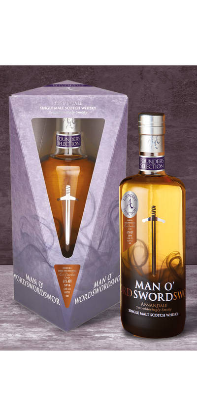 Annandale Man O'Sword Founders Selection Refill Ex-Bourbon Cask 2016