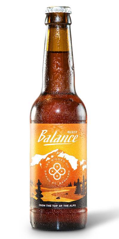 Balance ambrée les Bières du Grand-Saint-Bernard * 