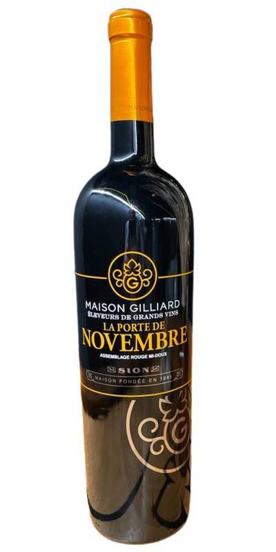 Rouge Porte de Novembre Vin de Pays Suisse