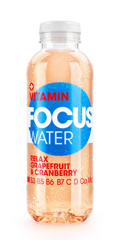 FocusWater RELAX Pamplemousse-Cranberry