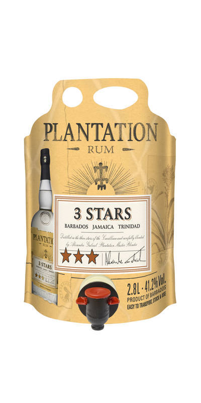 Plantation 3 Stars Jamaica Barbados Trinidad Rum Ecopouch